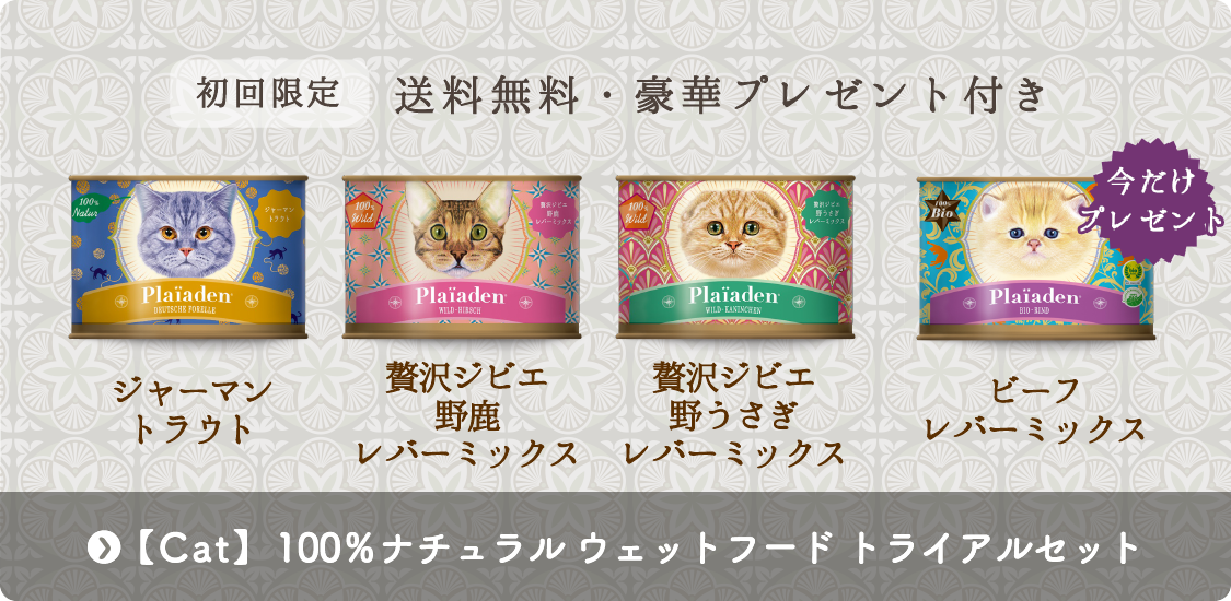 【キャット】100％ナチュラル ウェットフード数量限定トライアルセット（送料無料）
