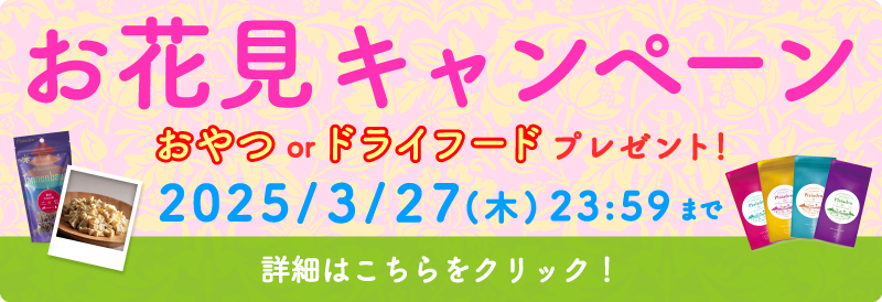 プレイアーデンからお花見キャンペーン