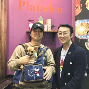 プレイアーデン代表の中村とジャングルポケットの斉藤慎二さん