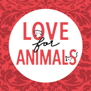 「LOVE for ANIMALS」四角いロゴマーク