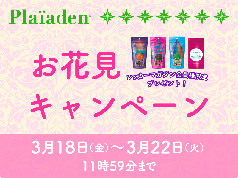 お花見キャンペーンスタート！ペットと一緒にお出かけしよう♪