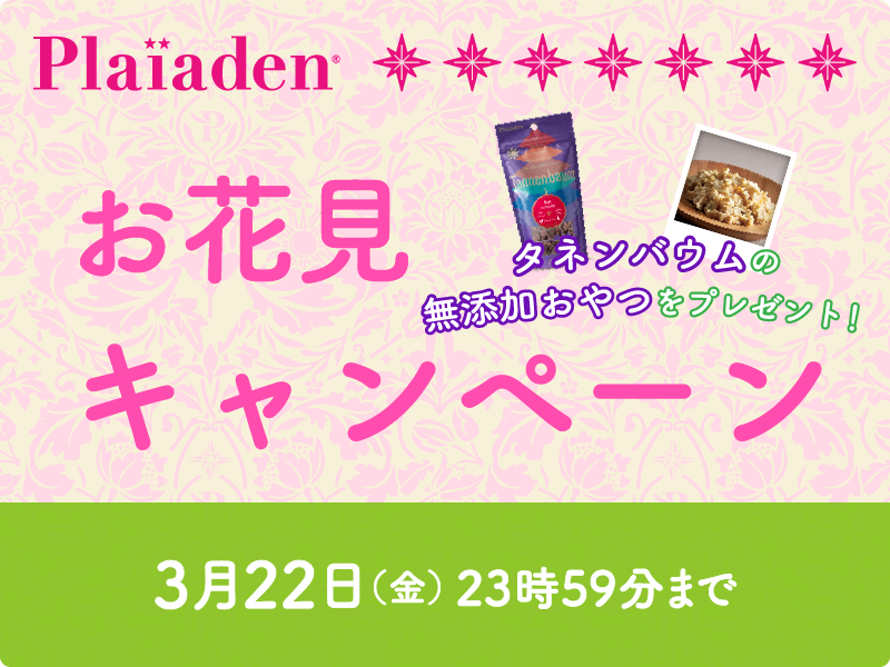 タネンバウム プレゼント！ペットと一緒にお花見を楽しもう♪