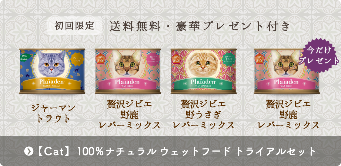 【キャット】100％ナチュラル ウェットフード数量限定トライアルセット（送料無料）