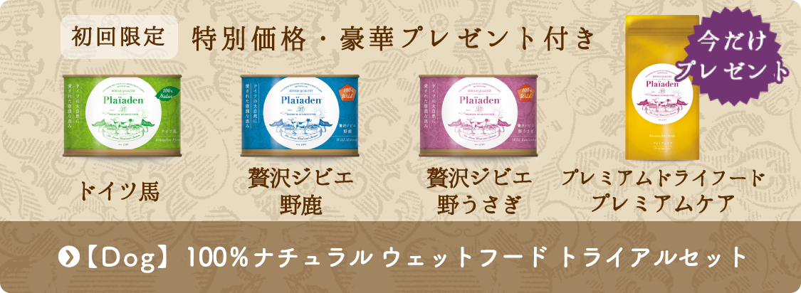【ドッグ】100％ナチュラル ウェットフード数量限定トライアルセット（特別価格）