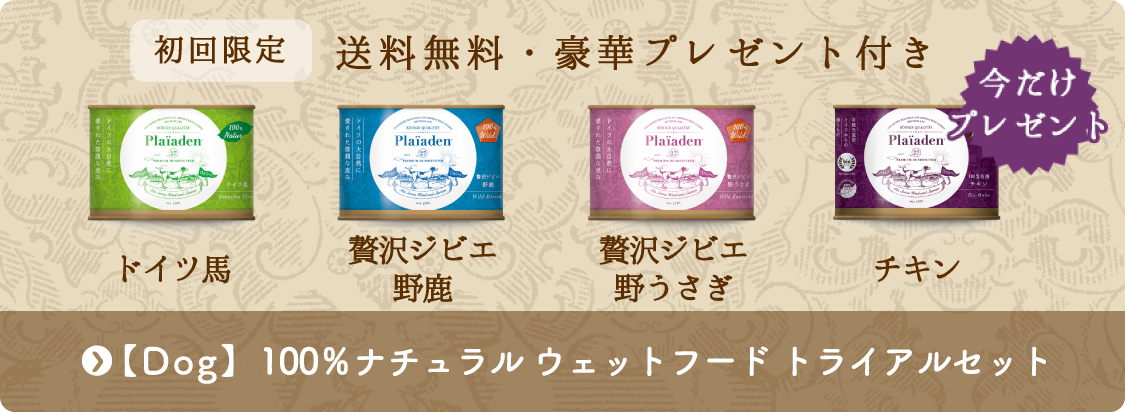 ドッグ｜100％ナチュラル ウェットフード数量限定トライアルセット
