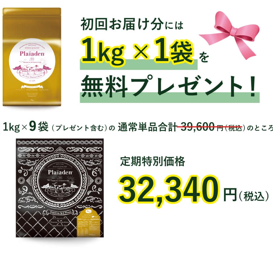 プレミアムドライフード プレミアムケア定期コース｜無添加